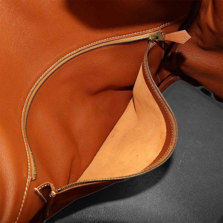 مملوكة مسبقًا Hermes Taurillon Clemence Leather Gold Birkin 40 Handbag