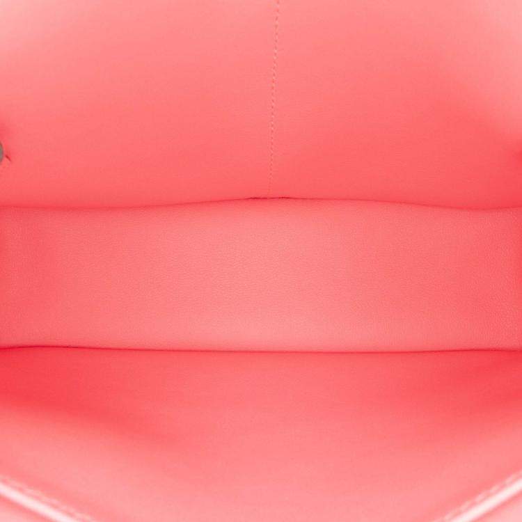 Pre Owned Hermes Rose Azalee Mini Swift Halzan 22