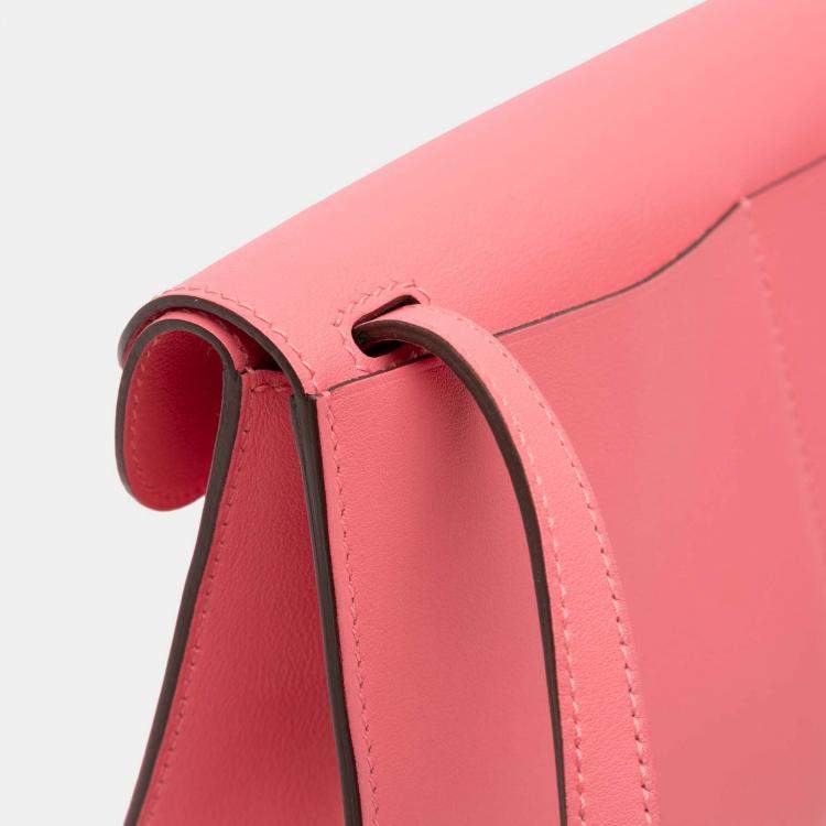 Pre Owned Hermes Rose Azalee Mini Swift Halzan 22