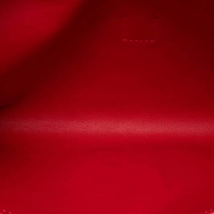 Pre Owned Hermes Jige Elan 29 Rouge Casaque Swift Bag