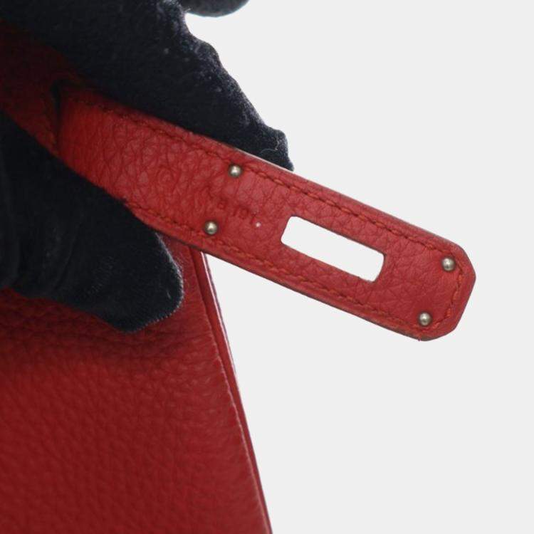 Pre Owned Hermes  Birkin 30 Rouge Vif Togo Bag