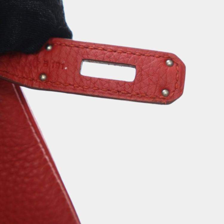 Pre Owned Hermes  Birkin 30 Rouge Vif Togo Bag