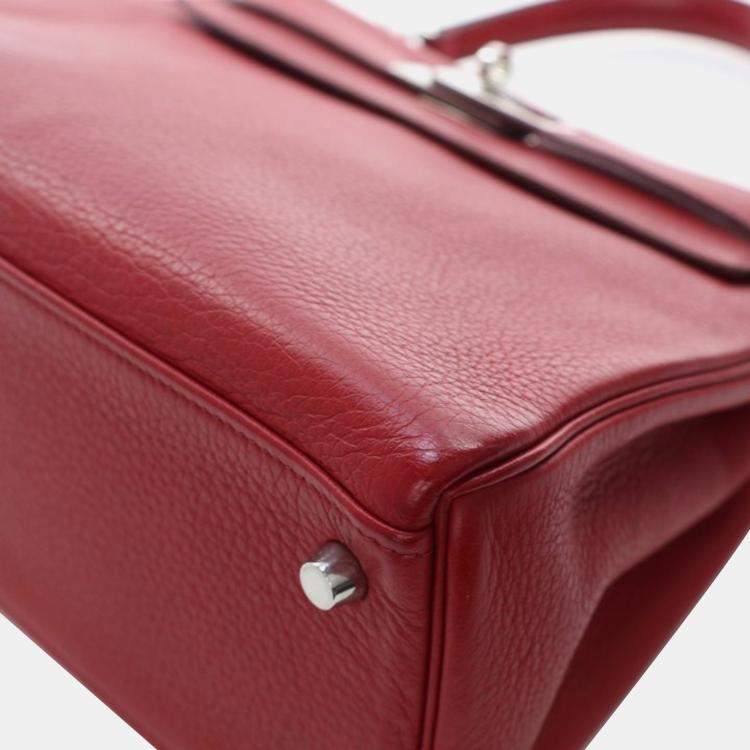 Pre Owned Hermes Rouge Garance Togo Kelly 28