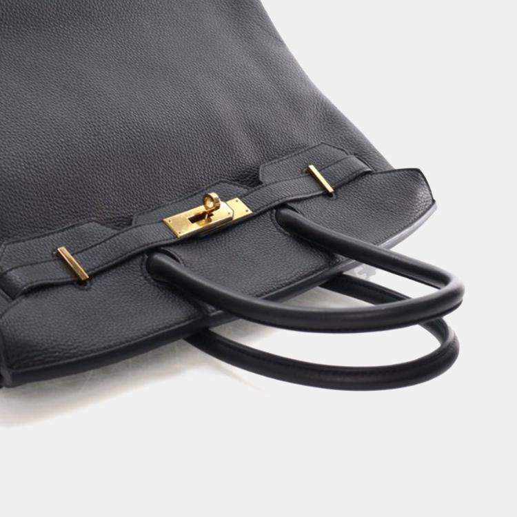 Pre Owned Hermes Noir Togo Birkin 35