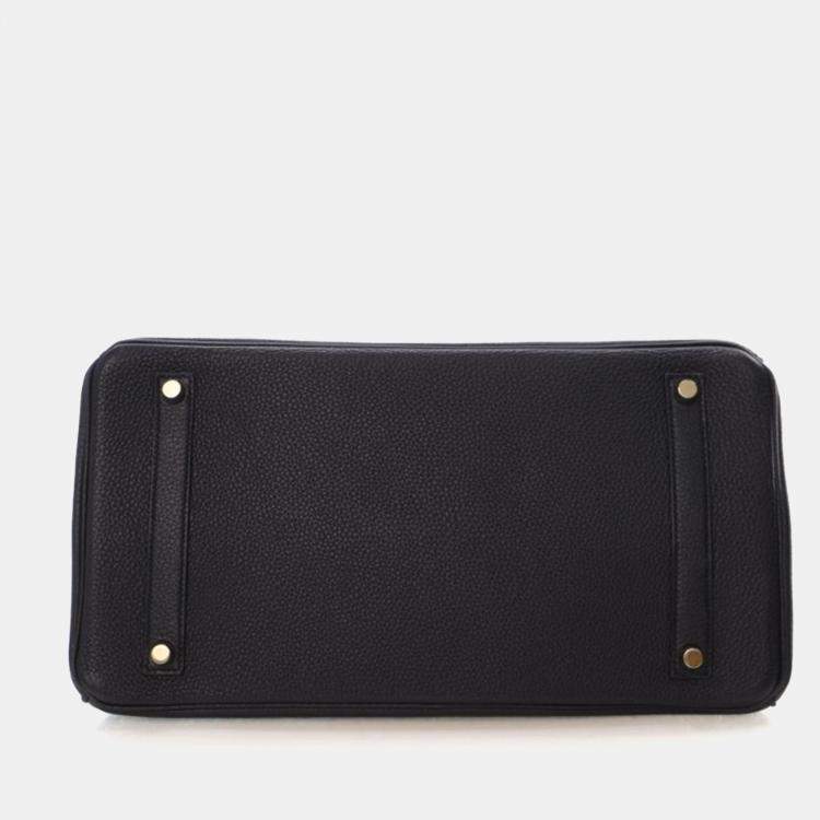 Pre Owned Hermes Noir Togo Birkin 35