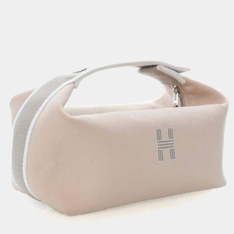 Pre Owned Hermes Canvas Large Bride-a-Brac Case