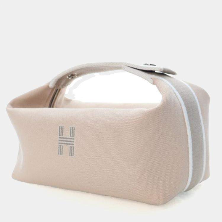 Pre Owned Hermes Canvas Large Bride-a-Brac Case