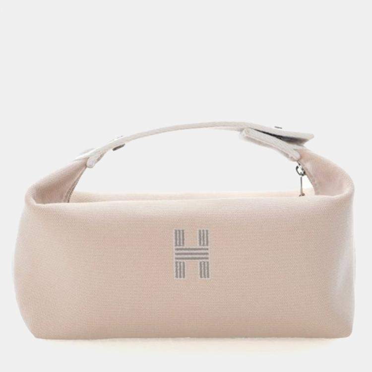 Pre Owned Hermes Canvas Large Bride-a-Brac Case