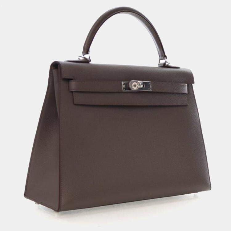 Pre Owned Hermes Etain Epsom Sellier Kelly 32
