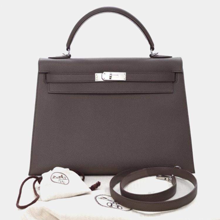 Pre Owned Hermes Etain Epsom Sellier Kelly 32