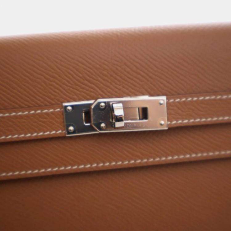 مملوكة مسبقًا Hermes Gold Epsom Kelly Longue Wallet