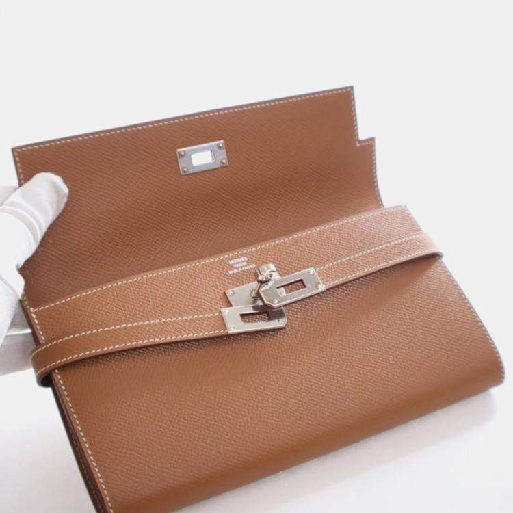مملوكة مسبقًا Hermes Gold Epsom Kelly Longue Wallet