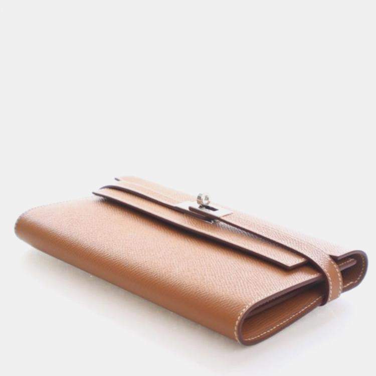 مملوكة مسبقًا Hermes Gold Epsom Kelly Longue Wallet