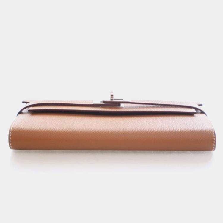 مملوكة مسبقًا Hermes Gold Epsom Kelly Longue Wallet