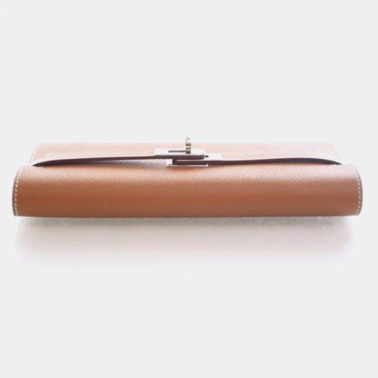 مملوكة مسبقًا Hermes Gold Epsom Kelly Longue Wallet