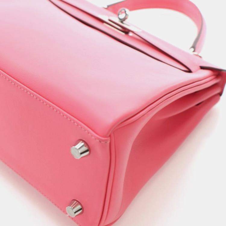 Pre Owned Hermes Rose Azalea Swift Kelly 25