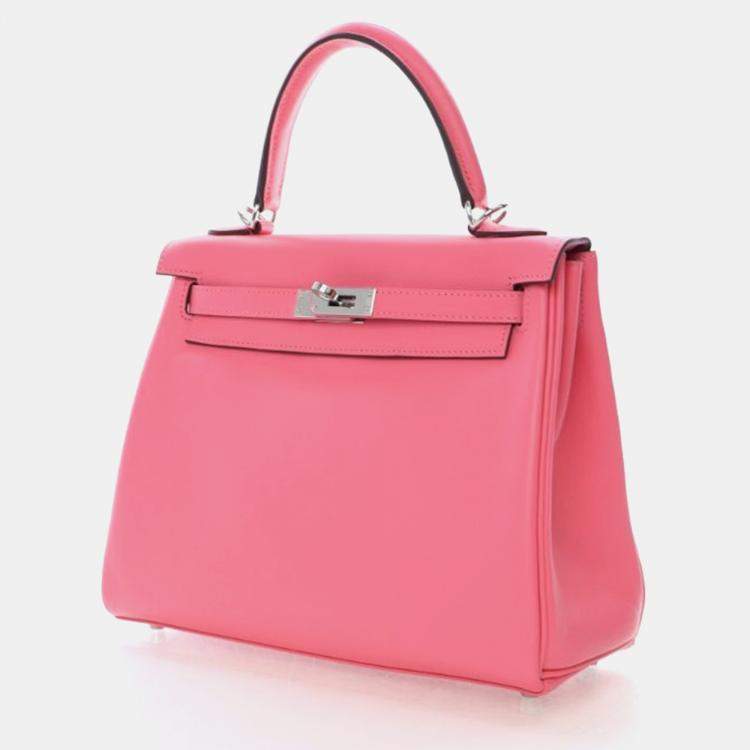 Pre Owned Hermes Rose Azalea Swift Kelly 25