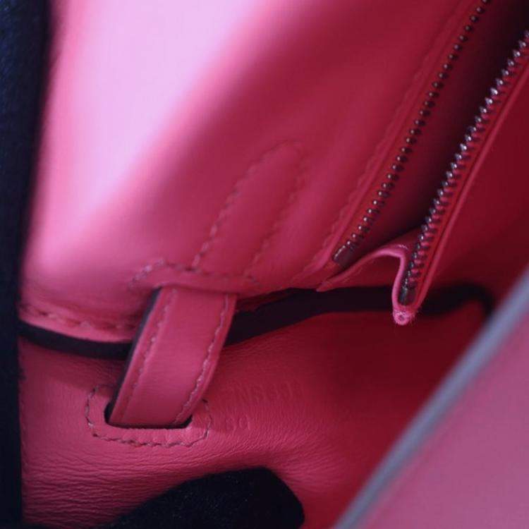 Pre Owned Hermes Rose Azalea Swift Kelly 25