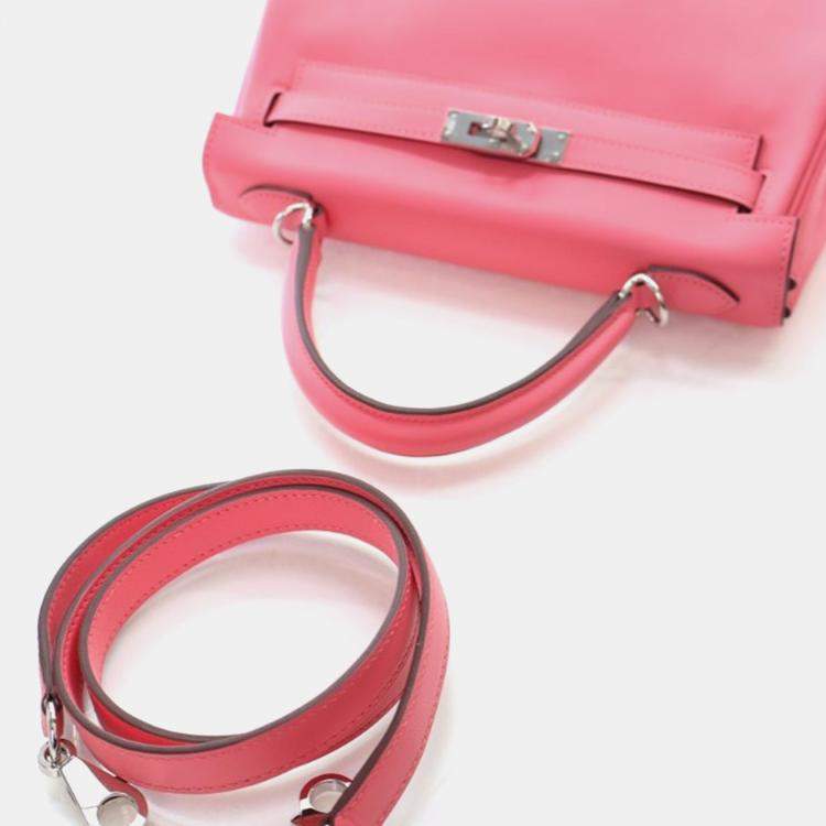 Pre Owned Hermes Rose Azalea Swift Kelly 25