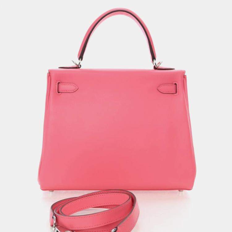 Pre Owned Hermes Rose Azalea Swift Kelly 25