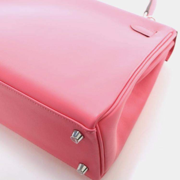 Pre Owned Hermes Rose Azalea Swift Kelly 25