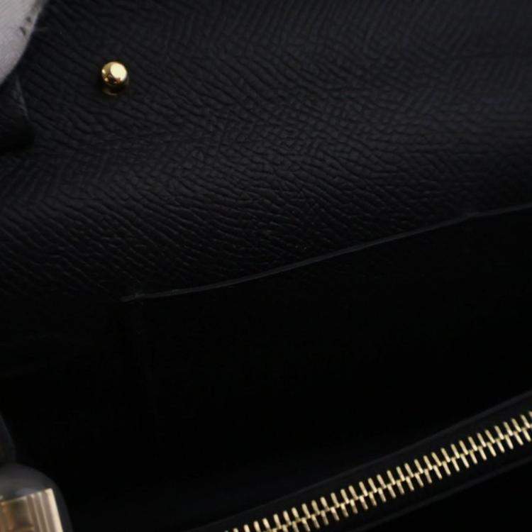 مملوكة مسبقًا Hermes Black Epsom Kelly To Go Wallet