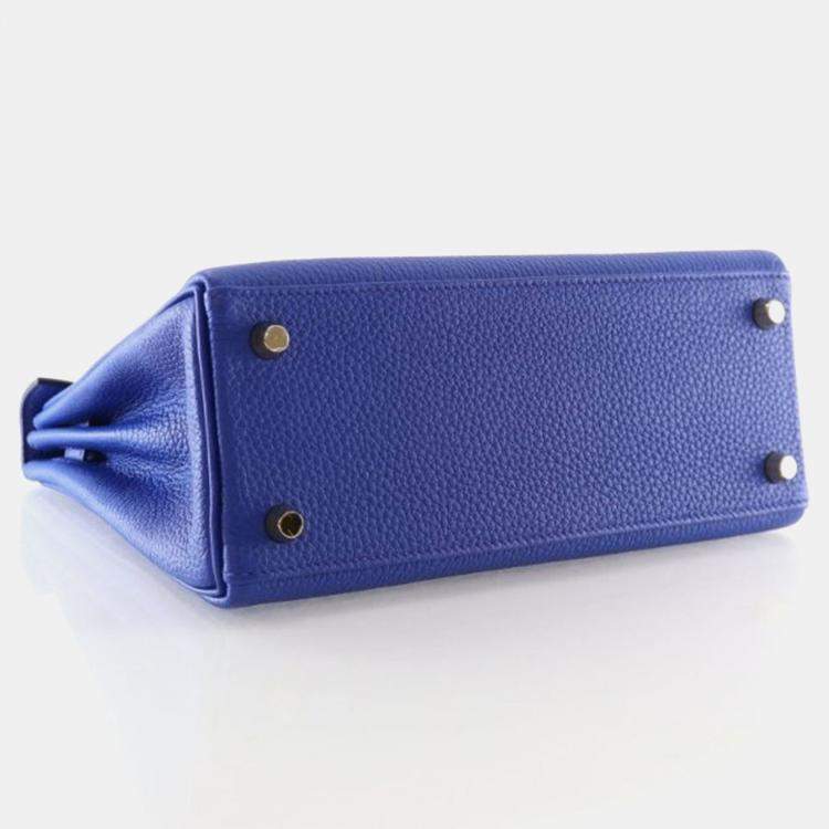 Pre Owned Hermes Royal Blue Togo Kelly 25