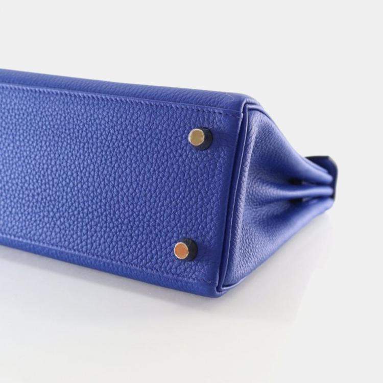 Pre Owned Hermes Royal Blue Togo Kelly 25