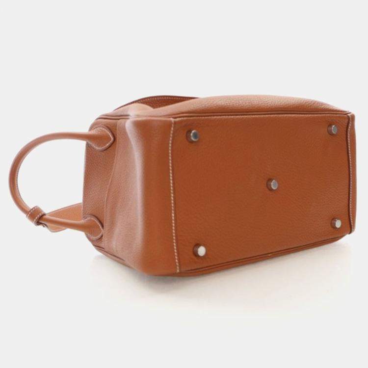 Pre Owned Hermes Gold Clemence Lindy 26