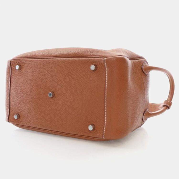 Pre Owned Hermes Gold Clemence Lindy 26