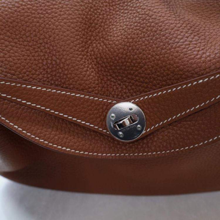 Pre Owned Hermes Gold Clemence Lindy 26