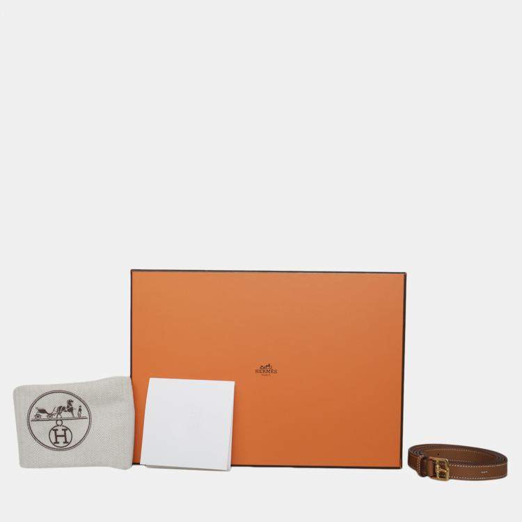 Pre Owned Hermes Kelly Moove Gold Calf Crossbody Bag