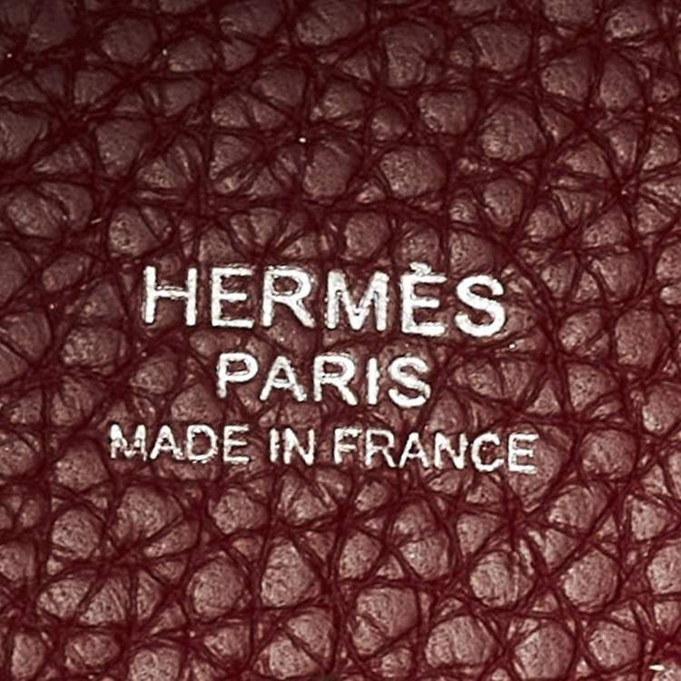 Pre Owned Hermès Picotin Lock 22 Rouge H Taurillon Clemence Leather Tote