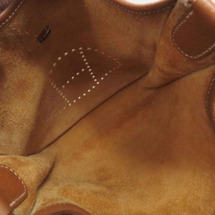 Pre Owned Hermes Evelyne III PM Taurillon Clemence Leather Shoulder Bag