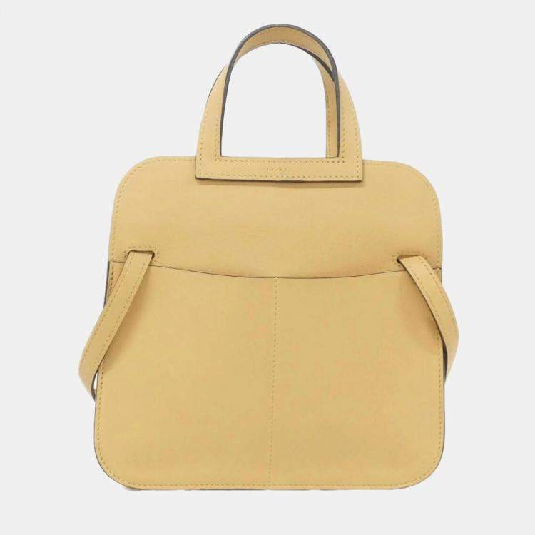 Pre Owned Hermes Arzan Mini Leather Handbag