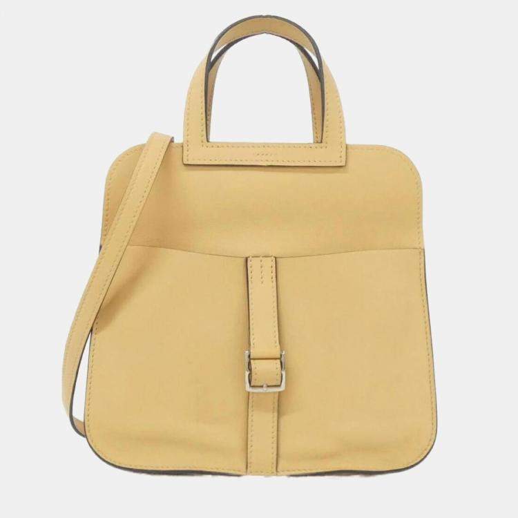 Pre Owned Hermes Arzan Mini Leather Handbag