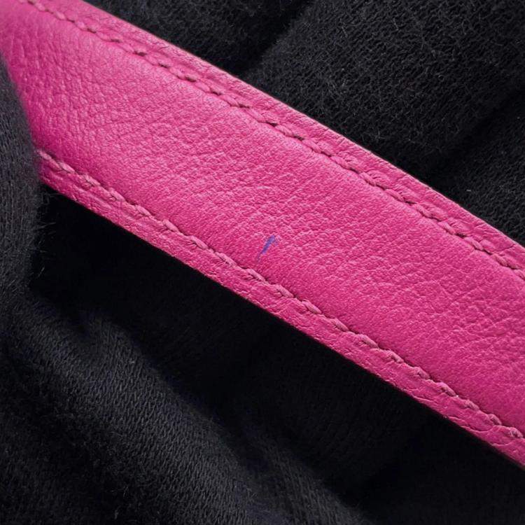 Pre Owned Hermes Shoulder Bag 2002-20 Rose Purple Evercolor