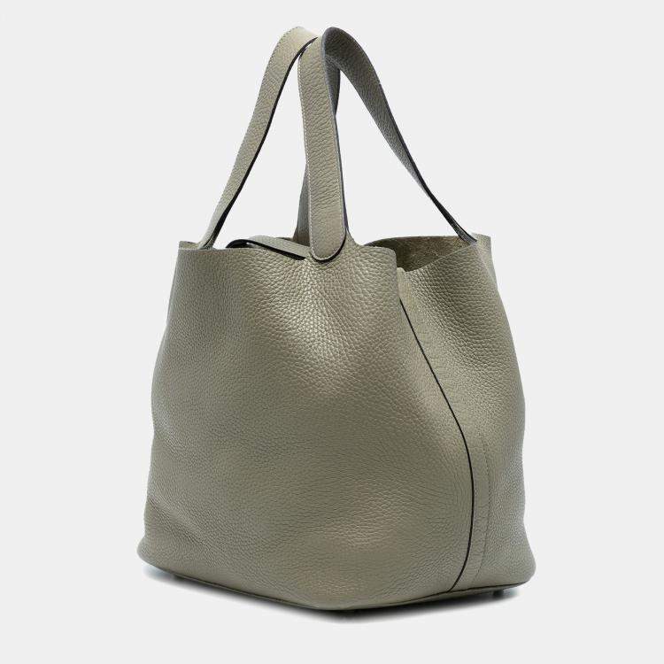 Pre Owned Hermes Sauge Clemence Picotin Lock 22