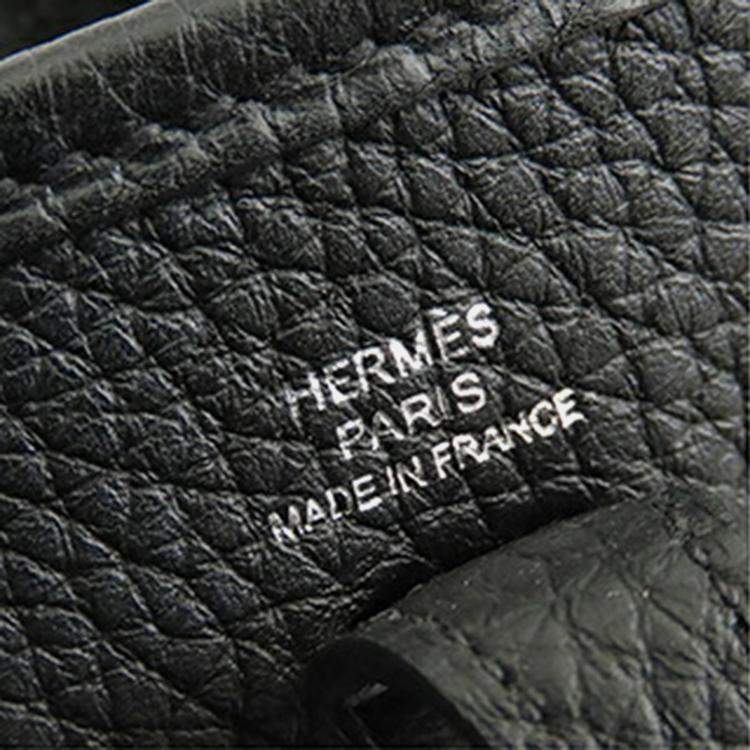 Pre Owned Hermes Noir Clemence Evelyne TPM 16