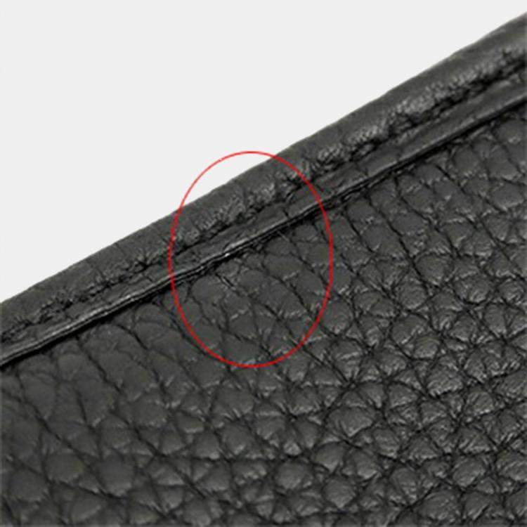 Pre Owned Hermes Noir Clemence Evelyne TPM 16