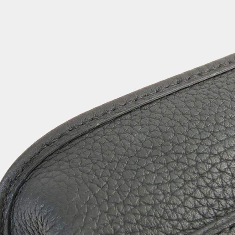 Pre Owned Hermes Noir Clemence Evelyne TPM 16