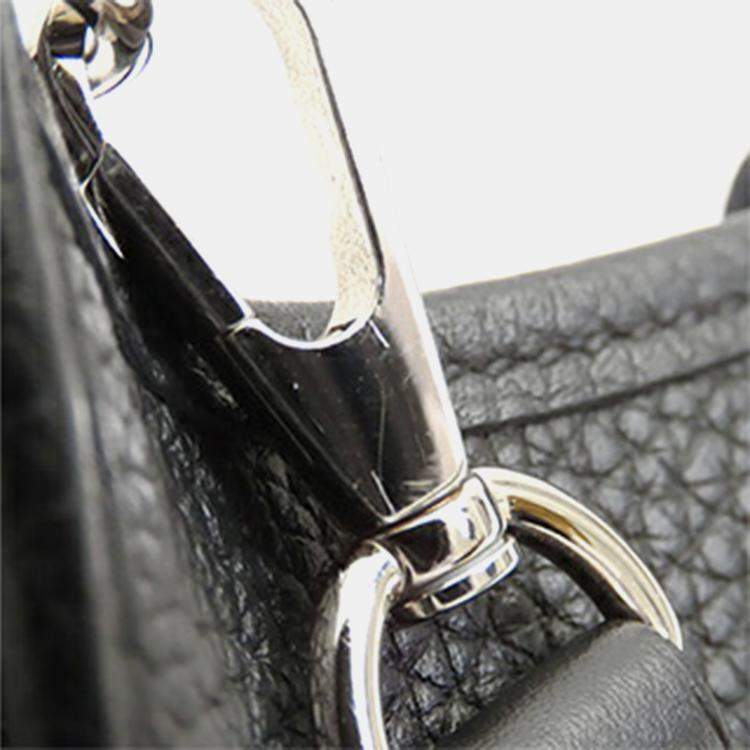 Pre Owned Hermes Noir Clemence Evelyne TPM 16
