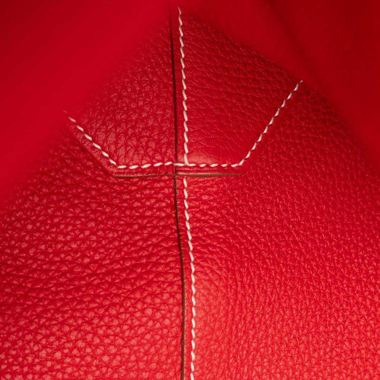 Pre Owned Hermes Bougainvillea, Rouge Casaque Clemence Double Sens 36