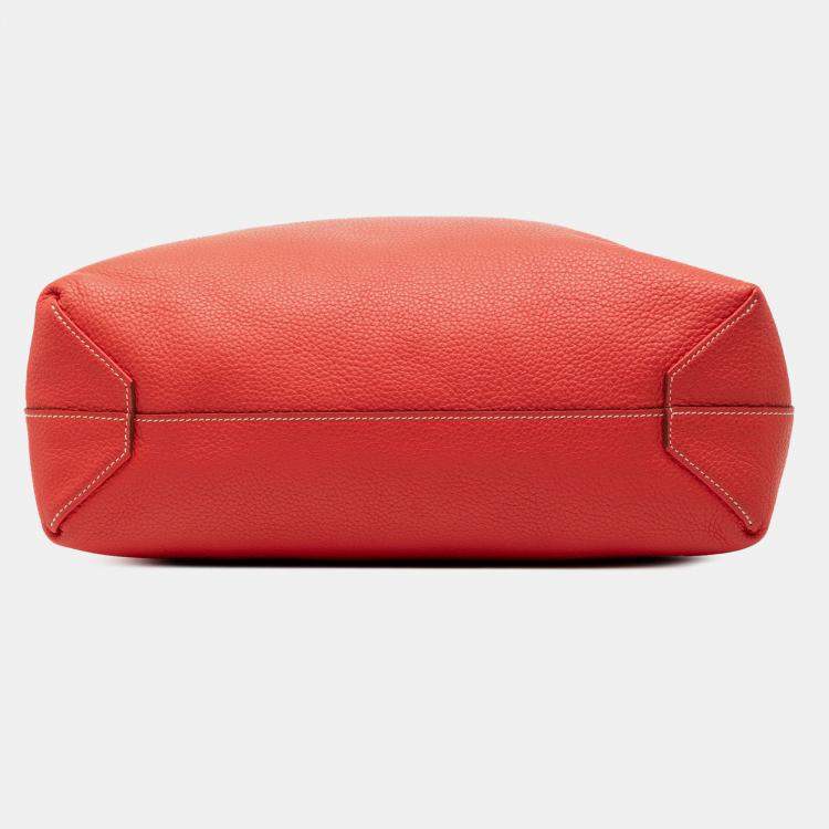 Pre Owned Hermes Bougainvillea, Rouge Casaque Clemence Double Sens 36