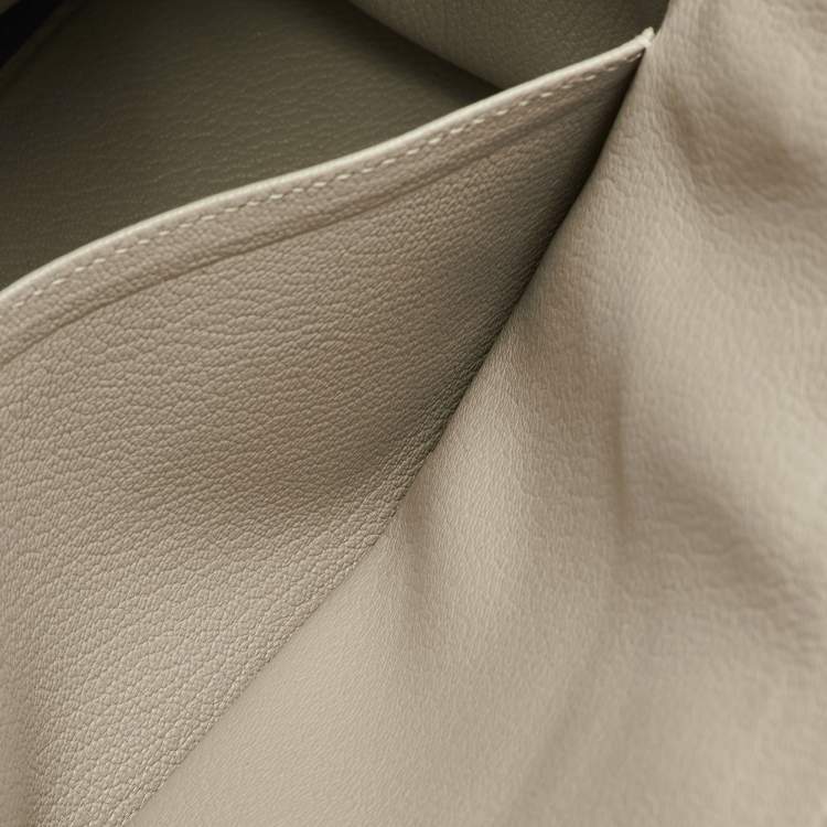 Pre Owned Hermes Birkin 30 Beige Togo Leather Palladium Finish Tote