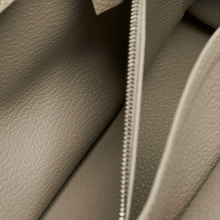 Pre Owned Hermes Birkin 30 Beige Togo Leather Palladium Finish Tote