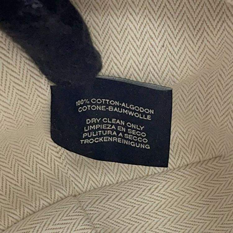 Pre Owned Hermes Brown Small Toile Bride A Brac Case