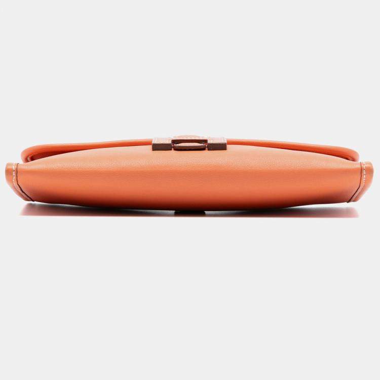 مملوكة مسبقًا Hermes Orange Swift Jige Duo