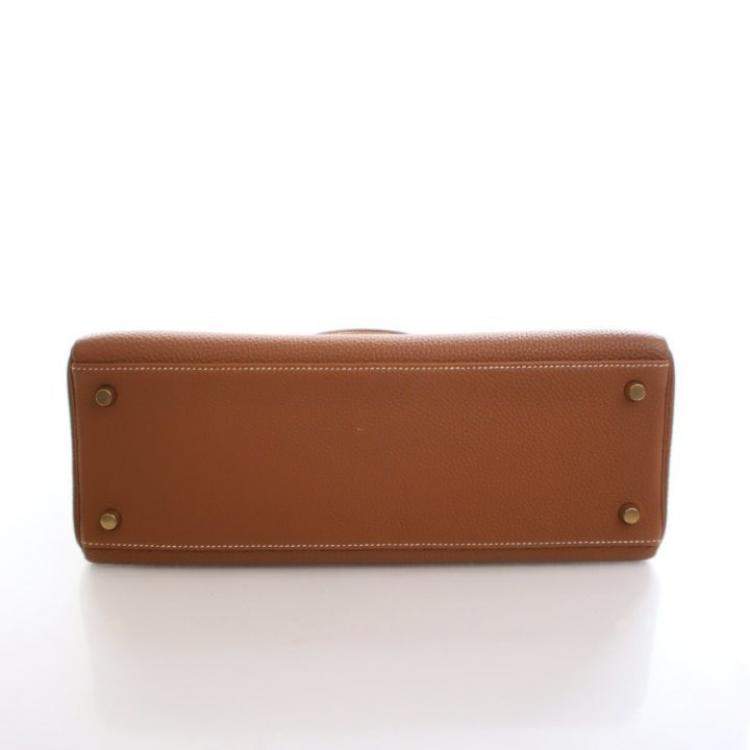 Pre Owned Hermes Vintage Gold Togo Kelly 32