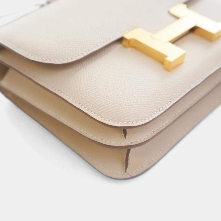 Pre Owned Hermes Craie Epsom Constance 18